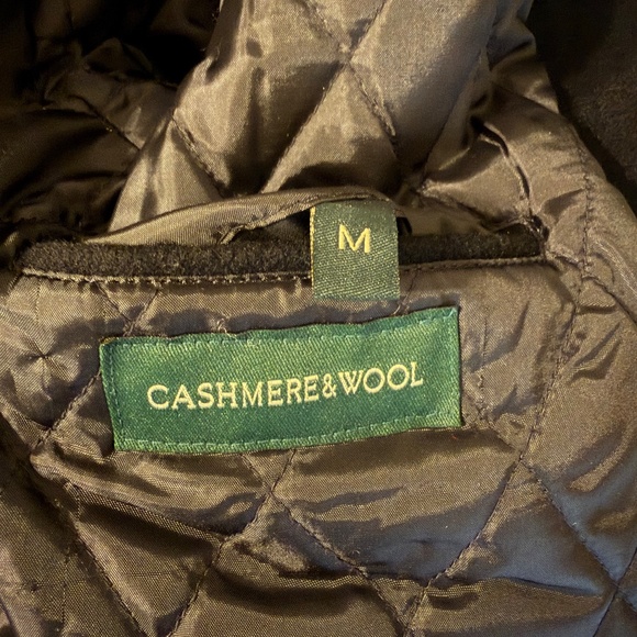 Ralph Lauren wool and cashmere car coat. Black - Picture 7 of 9